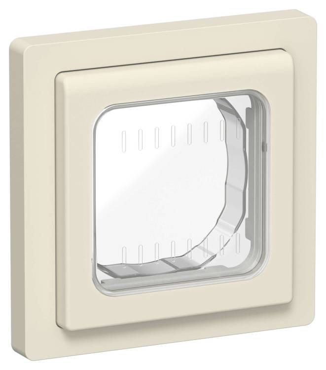 Рамка 1-постовая IEK Flite FI-M10-32-55-K86 сливочный