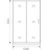 Душевая дверь в нишу Good Door Infinity WTW-130-C-CH фото 6