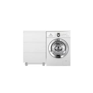 Тумба с раковиной Эстет Dallas Luxe 120 напольная, 3 ящика, под стиральную машину, L