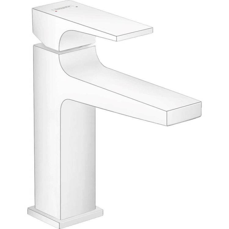 Смеситель для раковины Hansgrohe Metropol 32507700 Push-Open с донным клапаном