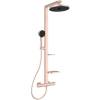 Душевая стойка Ideal Standard Alu+ BD583RO с термостатом, Rose