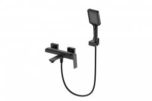 Смеситель для ванны Wonzon & Woghand WW-88639011-MB с душем, черный матовый