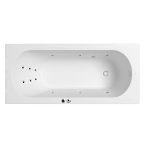 Ванна из искусственного камня WHITECROSS Gin 170x75 0217.170075.200.LINE.CR с гидромассажем, 
