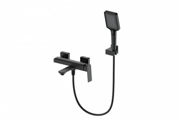 Смеситель для ванны Wonzon & Woghand WW-88639011-MB с душем, черный матовый