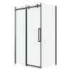 Душевой уголок Grossman Classic 120.K33.04.1010.21.00 профиль черный матовый, стекло прозрачное, 100x100x195