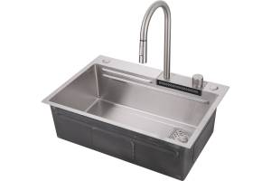 Мойка кухонная Abber Wasser Kreis AF2194SP сатин, 68x46