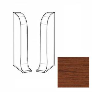 Заглушки LinePlast Палисандр L032 58 мм (пара)