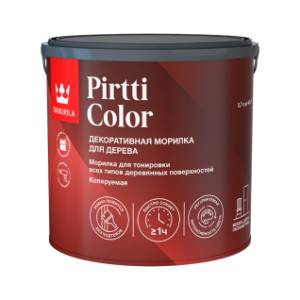 Морилка декоративная для дерева Tikkurila Pirtti Color колеруемая 2.7 л