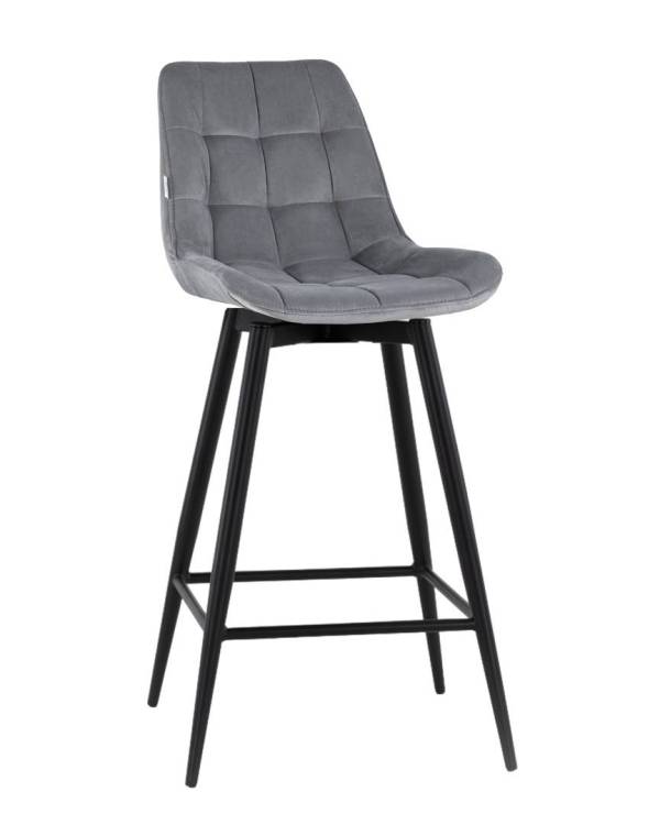 Стул барный Stool Group Флекс AV 405-V12-K14PM-08(B) серый с поворотным механизмом