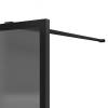 Душевая перегородка Vincea Walk in HP Art VSW-1HP100GFB профиль черный матовый, стекло матовое тонированное, 100x200 фото 4