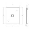 Зеркало Cezares Tiffany 45084 реверсивное, с подстветкой и подогревом, Grigio Nuvola, 73x90 фото 2
