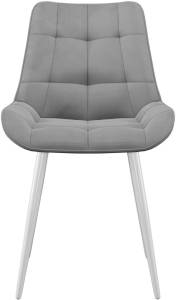 Стул Дик DikLine 226 00-00072873 B22 GREY, ножки белые, поворотный