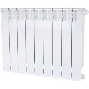 Биметаллический секционный радиатор отопления Stout Space Ventil 500 / 9 секций (нижнее правое)