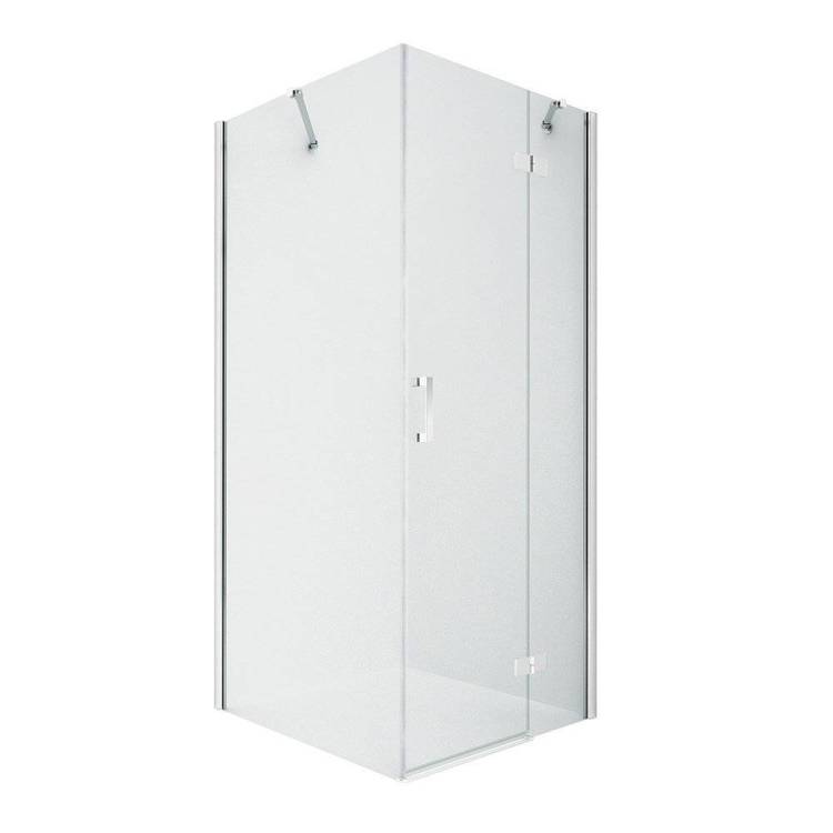 Душевое ограждение NEW TRENDY NEW RENOMA R 80x100x195 D-0112A/D-0085B (хром)