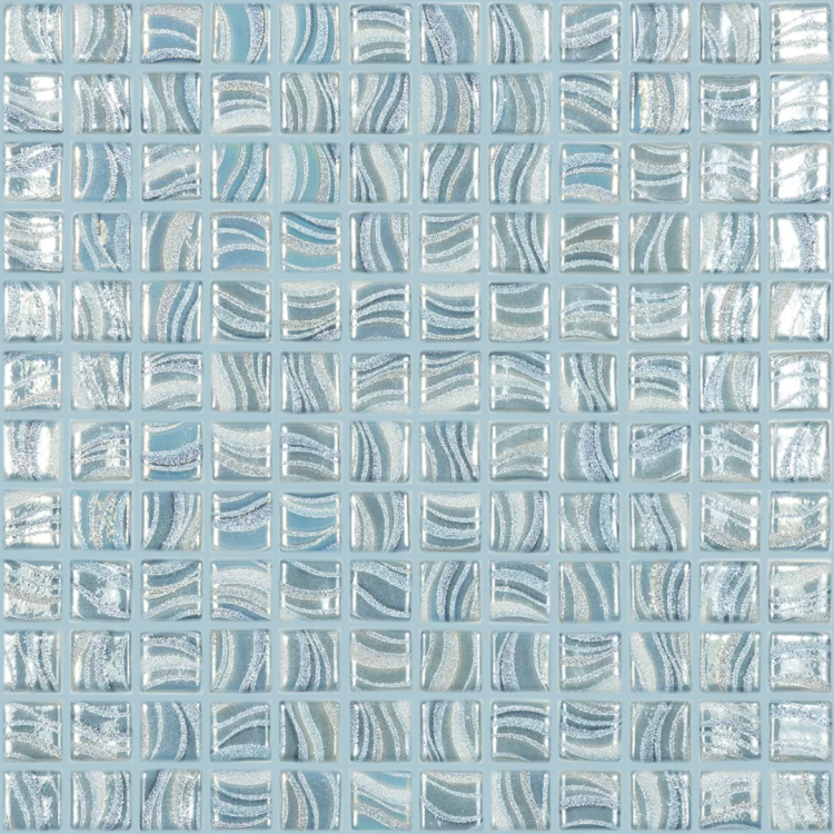 Мозаика Vidrepur Glitter Sky 7801 (на сетке) 25x25 31.7x31.7