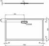 Поддон для душа Ideal Standard Ultra Flat New 140x80 прямоугольный с сифоном фото 7
