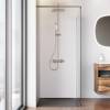 Душевая перегородка Am.Pm Func W84WI-110-F1-MTE 110x200, стекло прозрачное 8 мм, профиль хром матовый фото 3