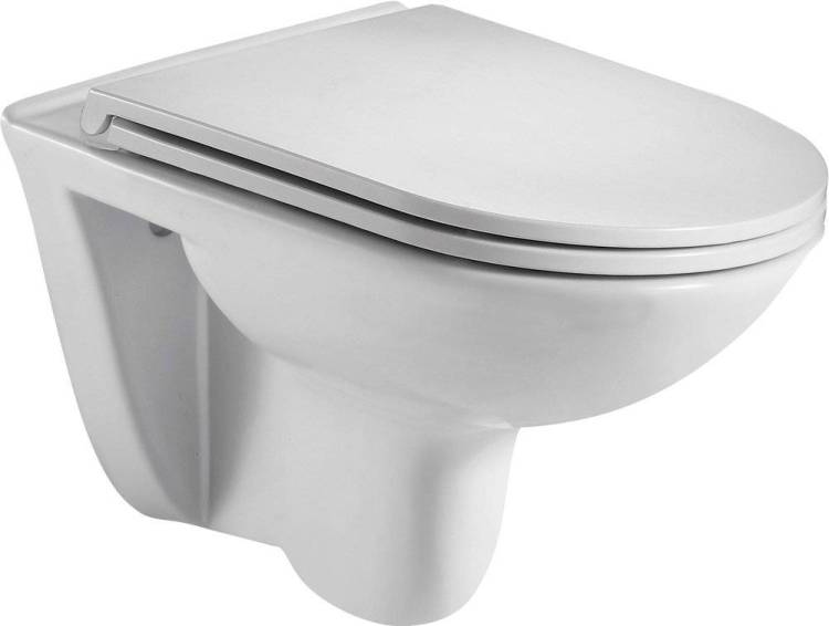 Унитаз подвесной Weltwasser WW SK Baarbach 004GL-WT безободковый, с микролифтом, белый глянец