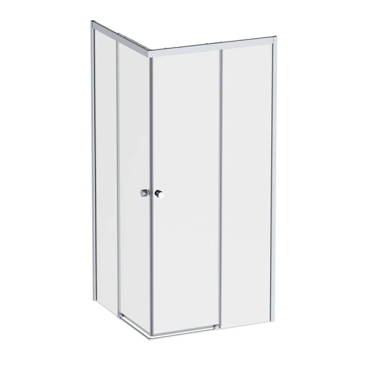 Душевой уголок Am.Pm X-Joy W94G-403-9090-MT профиль хром, стекло прозрачное, 90x90