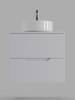 Тумба с раковиной Orange Line Li-60TuwMDF+B09-360W белая матовая, 60 см фото 3