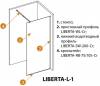 Душевая перегородка Cezares Liberta-L-1-100-C-Cr фото 4