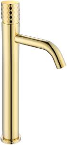 Смеситель для раковины Boheme Stick 122-GG Gold Diamond Gold