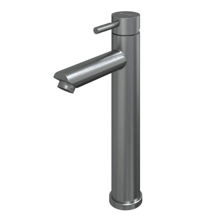 Смеситель для раковины Knotlor Streamline SS-04/01 высокий, сатин