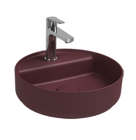 Раковина Isvea Infinity 10NF65042SV-2R бордовый матовый, 36 см