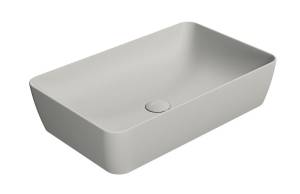 Раковина GSI Nubes 903617 серый матовый, 60x38