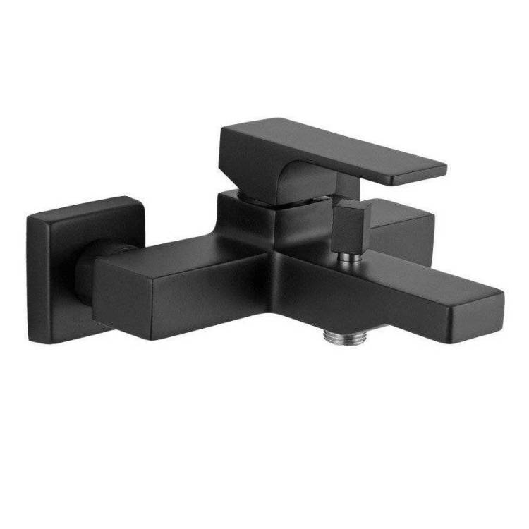 Смеситель для ванны Remer Absolute AU05NO черный матовый