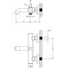 Смеситель для ванны с душем WHITECROSS Y Y1231BL черный фото 2