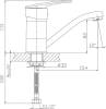 Смеситель для кухни Haiba HB4506-2 фото 3