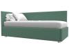 Кровать Лига Диванов Лига-039 123642L зеленый левая 90x200
