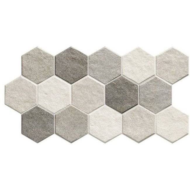 Керамогранит Realonda Ceramica Stonehenge Hex Frost 26.5x51