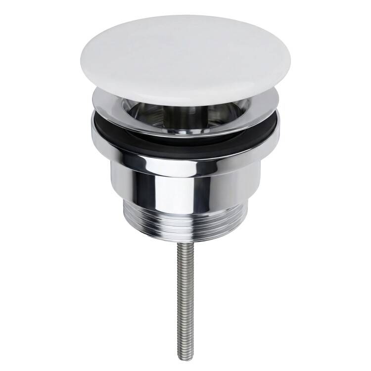 Донный клапан Splendy AA3071URKWM универсальный, 1 1/4", белый матовый