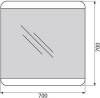 Зеркало BelBagno SPC-CEZ-700-700-LED-BTN фото 5