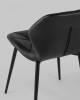 Стул Stool Group Эдвин AV 407-223-08(P) экокожа черный фото 6