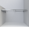 Душевая дверь в нишу Vincea Garda VDS-1G135CLB 1350x1900, профиль черный, стекло прозрачное фото 4