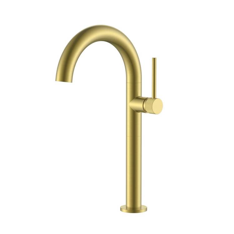 Смеситель для раковины Elghansa Radiant 16H3781-MattGold матовое золото
