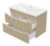 Тумба с раковиной Brevita Ariana - 80 Капучино 51x78x39 фото 4