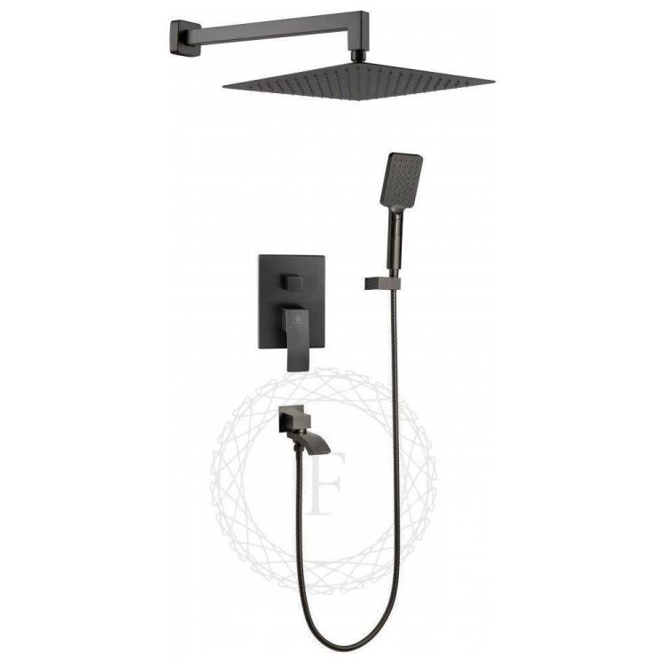 Душевая система Filarete Waterfall FL1010BG графит