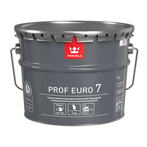 TIKKURILA PROF EURO 7 краска интерьерная, суперстойкая, матовая, база A (9л)
