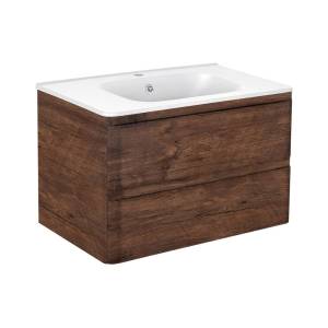 Тумба с раковиной Vincea Vico 80 темный дуб
