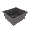 Кухонная мойка Lemark SINARA 440-U 9910071 подстольного монтажа из кварцгранита серый шелк фото 2