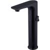 Электронный смеситель для раковины beWash Photocell BWAM1BH8038 со смешиванием, черный, 220В/6В