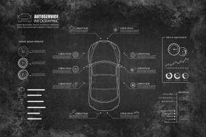 3D Фотообои Artegrafico «Авто схема» PD-042 акварель