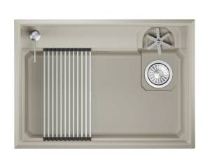 Мойка кухонная Granula Kitchen Space Rinzer 7308R креман, 73x52
