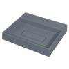 Раковина Uperwood Tanos Quartz RTanosQuartz50B без отверстия для смесителя, бетон, 50x42.5