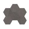 Мозаика Estima Luna 37110 Mosaic/LN03_NS/TE03_NS/25x28,5/Hexagon Anthracite 25x28.5