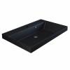Раковина Uperwood Classic Quartz 291030005 черная матовая, уголь, 70x45
